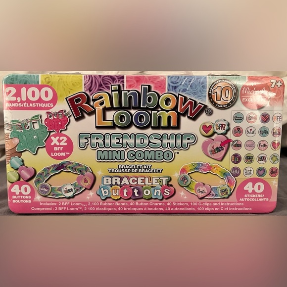 🆕 Rainbow Loom Friendship Mini Combo Bracelet Kit - Picture 2 of 5